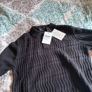 Men’s black vustra sweater